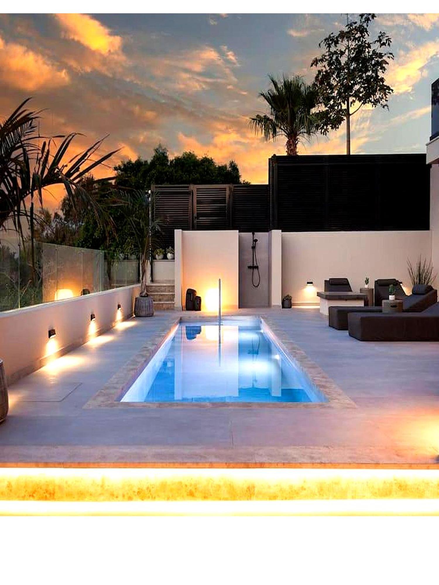 Orama Luxury Suite 3 Bedrooms With Private Pool ヘルソニソス エクステリア 写真
